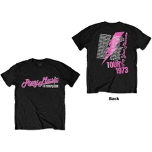 Roxy Music, Tričko For Your Pleasure Tour, Unisex, Čierna