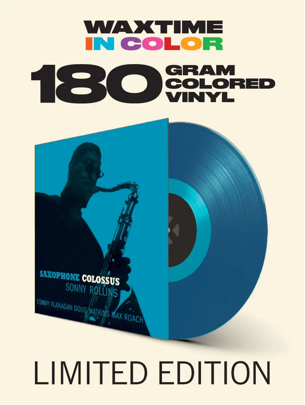 Sonny Rollins – SAXOPHONE COLOSSUS (Blue Vinyl, Limited, 2019) (Vinyl)