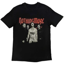 Nothing More, Tričko Band Photo, Unisex, Čierna