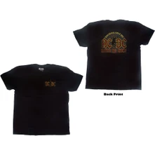 AC/DC, Tričko Hard As Rock, Unisex, Čierna