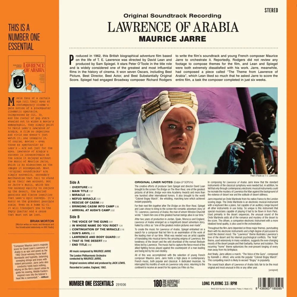 Maurice Jarre – LAWRENCE OF ARABIA (Vinyl)