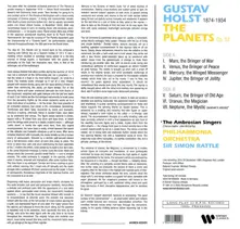 RATTLE, SIMON / PHILHARMO - HOLST: THE PLANETS (Vinyl)