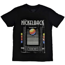 Nickelback, Tričko Those Days VHS, Unisex, Čierna