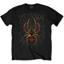 Kiss, Tričko Spider, Unisex, Čierna