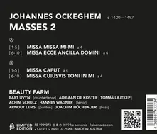 Beauty Farm – OCKEGHEM: MASSES VOL.2 (CD)