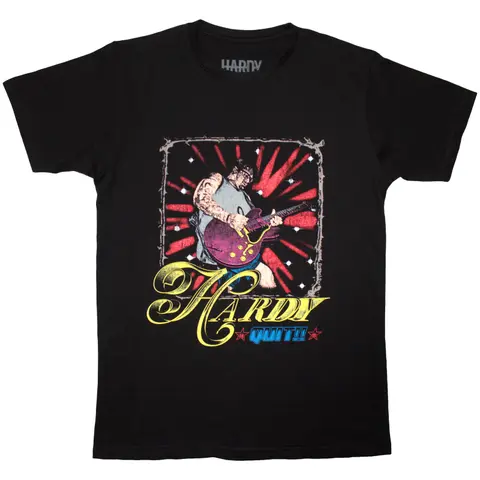 Unisex T-Shirt: Quit!! Guitar (Black)