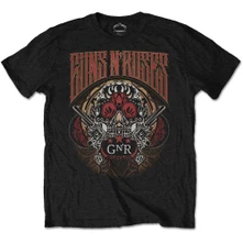 Guns N’ Roses, Tričko Australia, Unisex, Čierna