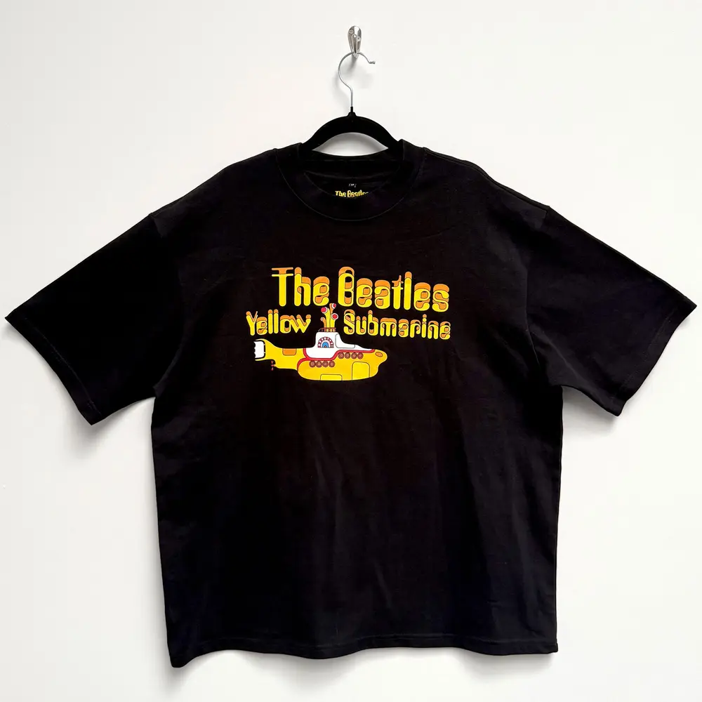 Unisex Oversized Boxy T-Shirt: Logo & Sub (Black)