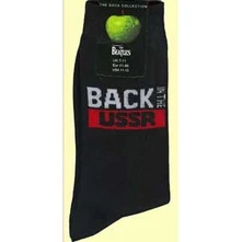 The Beatles, Ponožky Back in the USSR, Unisex, Čierna
