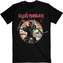 Iron Maiden, Tričko Senjutsu Eddie Warrior Circle, Unisex, Čierna