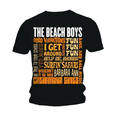 The Beach Boys – Tričko Best of SS (Čierna), Unisex, Čierna