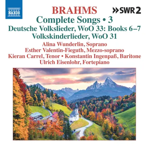 Alina Wunderlin – CD WUNDERLIN, ALINA / ULRICH - BRAHMS: COMPLETE SONGS VOL. 3