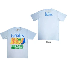The Beatles, Tričko Ob-La-Di, Unisex, Modrá