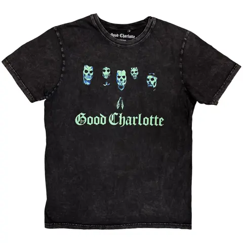 Unisex Stone Wash T-Shirt: Generation Rx Skulls (Black)