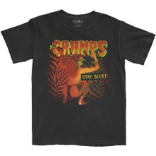 The Cramps, Tričko Stay Sick, Unisex, Čierna