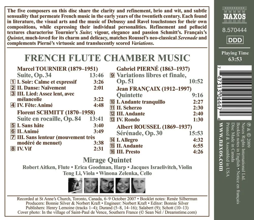 Robert Aitken – Aitken, Robert - French Flute Chamber Music (CD)