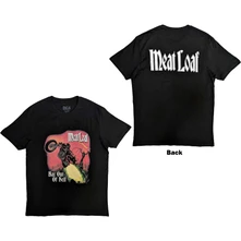 Meat Loaf, Tričko Bat Out Of Hell Cover, Unisex, Čierna