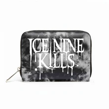 Peňaženka Zip Top Purse: Drippy Logo (Black)