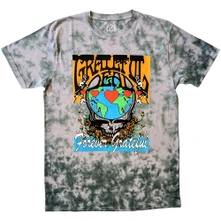 Grateful Dead, Tričko Forever Grateful, Unisex, Zelená