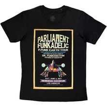 Tričko Unisex T-Shirt: P-Funk Earth Tour (Black)