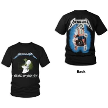 Metallica, Tričko Metal Up Your Ass, Unisex, Čierna
