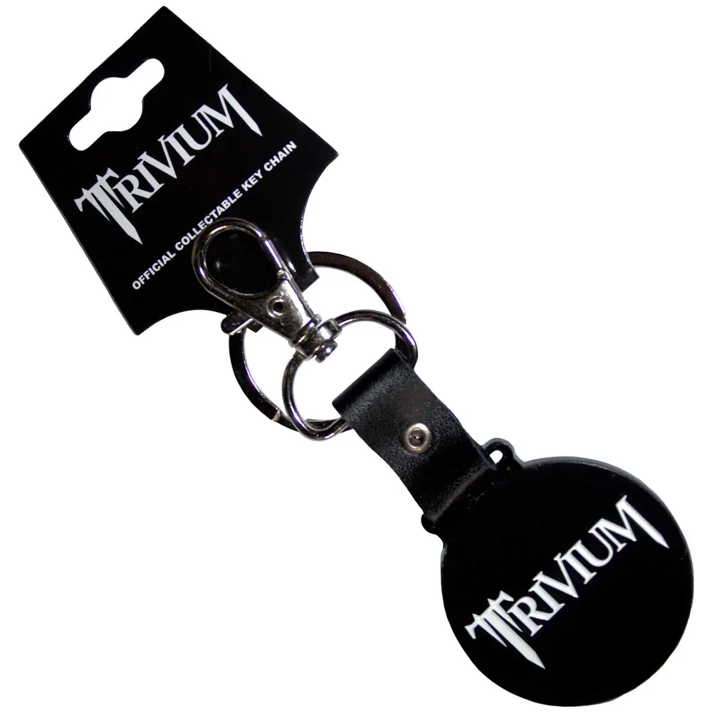 Trivium – Classic Logo Mono Circle (Kľúčenka)