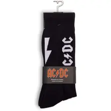 Unisex Crew Socks: Bolt (Black) (UK Size 6.5 - 11) thumbnail