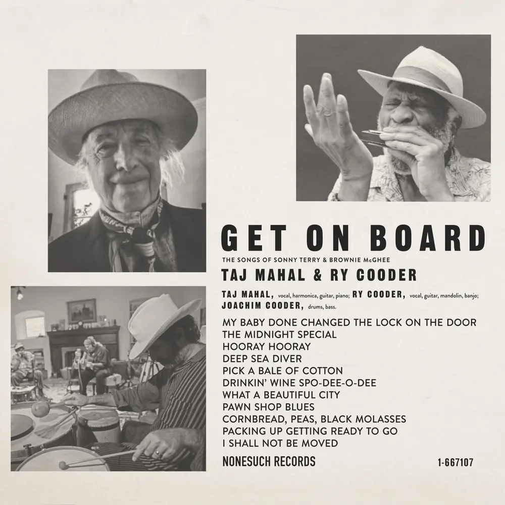 Taj Mahal and Ry Cooder – GET ON BOARD (Vinyl)