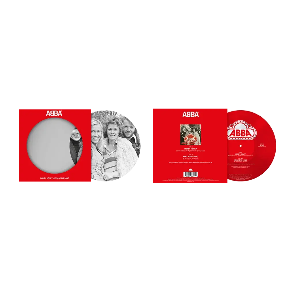 ABBA – Honey Honey (English) / King Kong Song (7" Picture Vinyl) (Vinyl)