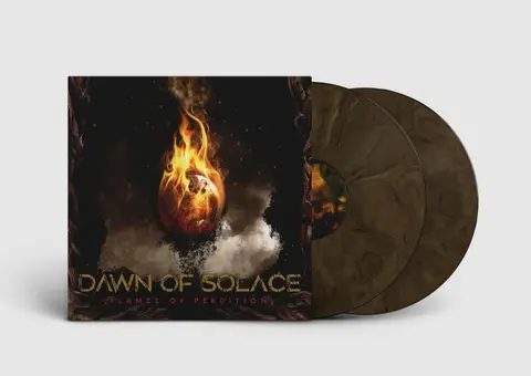 Dawn of Solace – Vinyl FLAMES OF PERDITION (Marbled Black Vinyl)