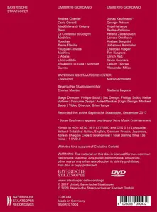 Kaufmann, Jonas/Anja Hart - Giordano: Andre Chenier thumbnail