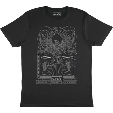 Oasis – Tričko Roseland Ballroom, Unisex, Čierna