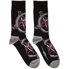 Slayer, Ponožky Pentagram, Unisex, Čierna