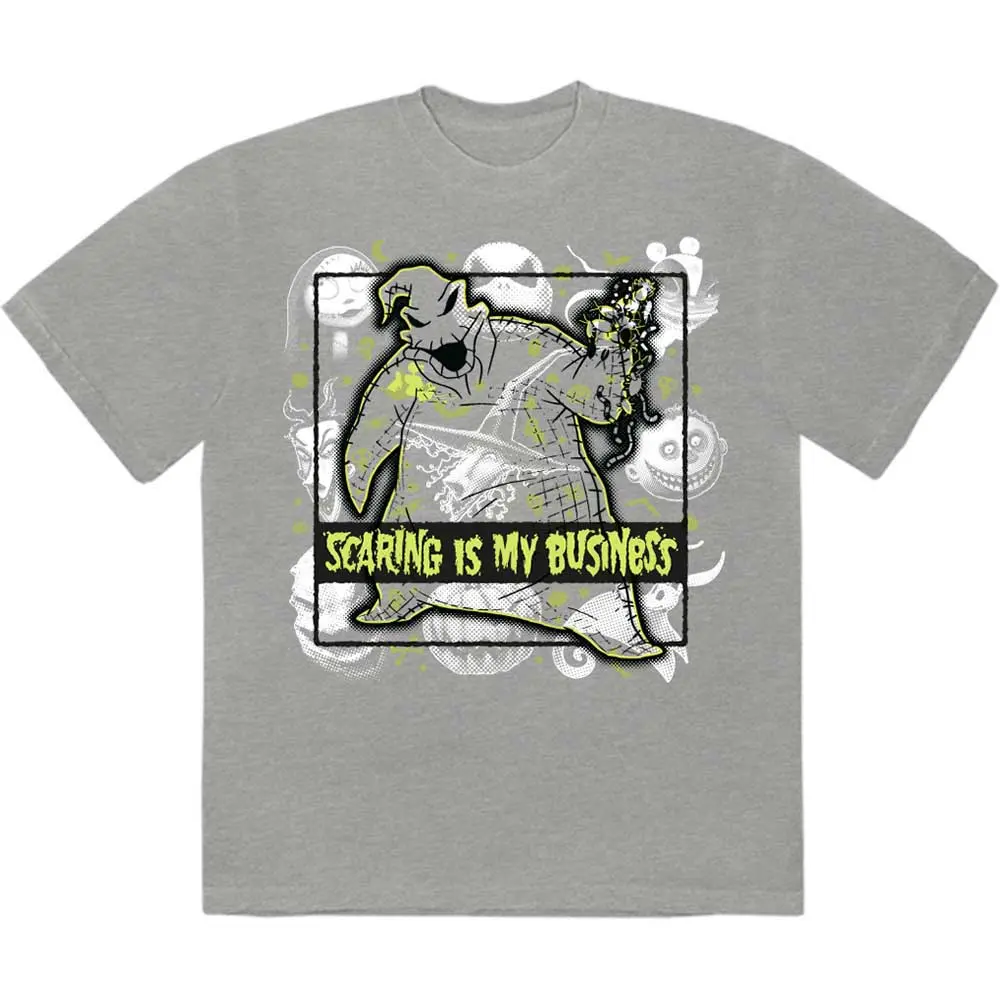 The Nightmare Before Christmas – Scaring Is My Business (Gri) (Tricou)