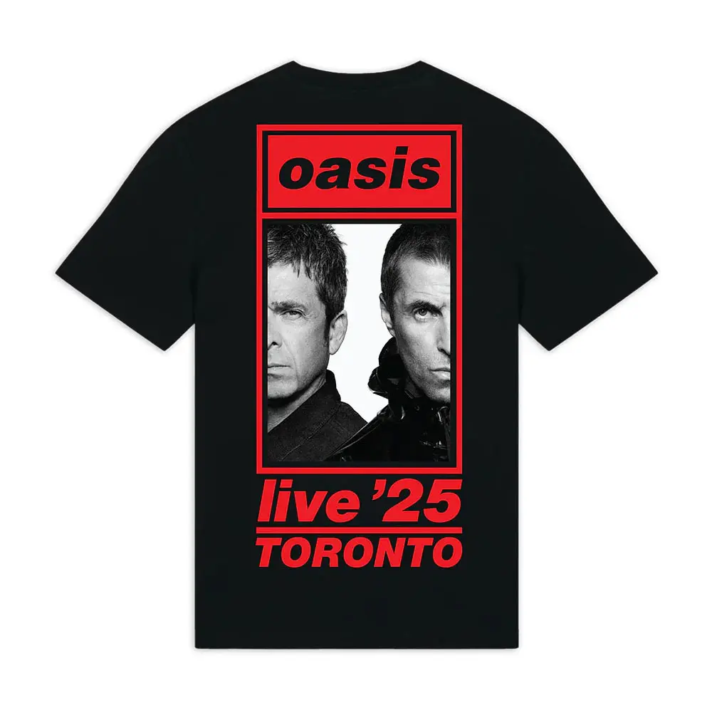 Unisex T-Shirt: Toronto Half Faces Fan Store (Black) (Back Print & Ex-Tour)