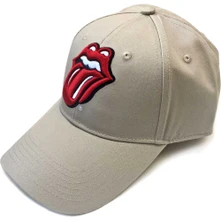 The Rolling Stones, Šiltovka Classic Tongue, Unisex, Natural