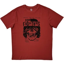 Foo Fighters, Tričko SF Valley, Unisex, Červená