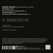 GEORGE ONSLOW: STRING QUINTETS OP. 72 & 61 thumbnail
