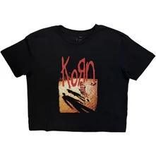 Croptop Ladies Crop Top: Shadow Playground (Black)