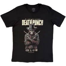 Tričko Unisex T-Shirt: Crossed Pistols Full Colour (Black)