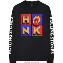 The Rolling Stones, Crewneck Honk Album/Sleeves, Unisex, Čierna