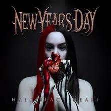 Vinyl Half Black Heart