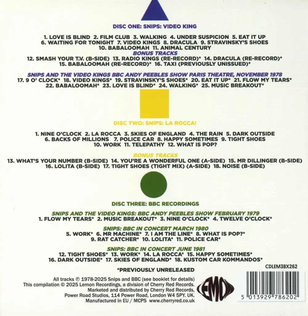 WORK - THE SOLO YEARS 1978-1981