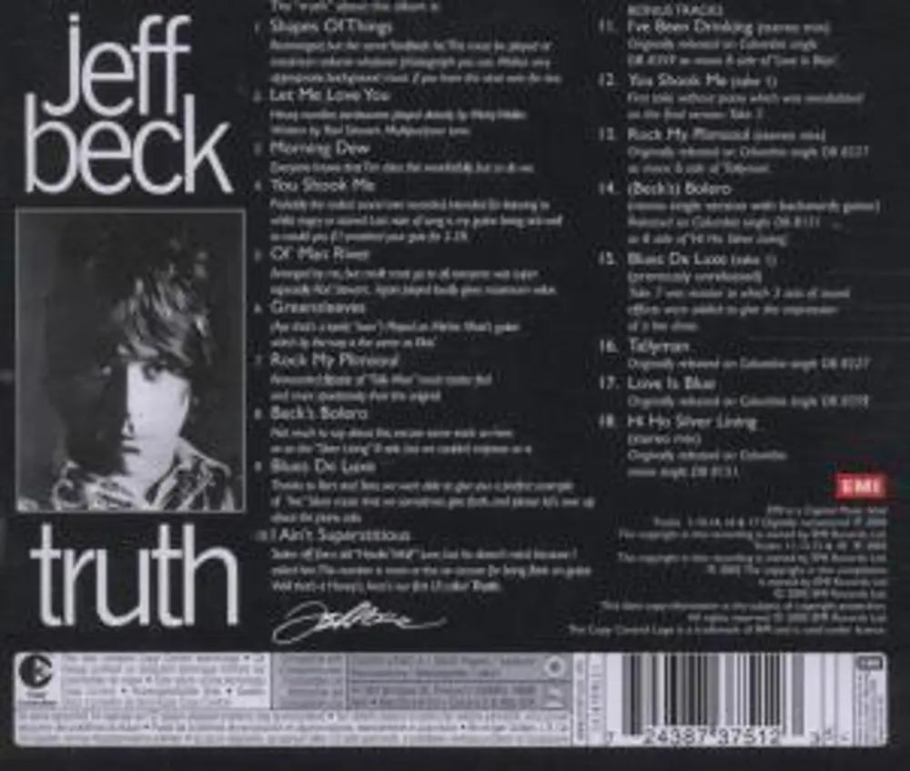 Jeff Beck – TRUTH (CD)