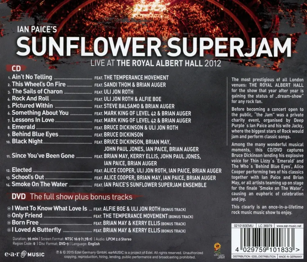 LIVE AT THE ROYAL ALBERT HALL 2012