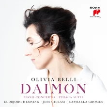 Olivia Belli, CD Daimon: Piano Concerto, Ithaca Suite & Sonatina For Nausicaa