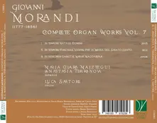 GIOVANNI MORANDI: COMPLETE ORGAN WORKS VOL. 7 thumbnail