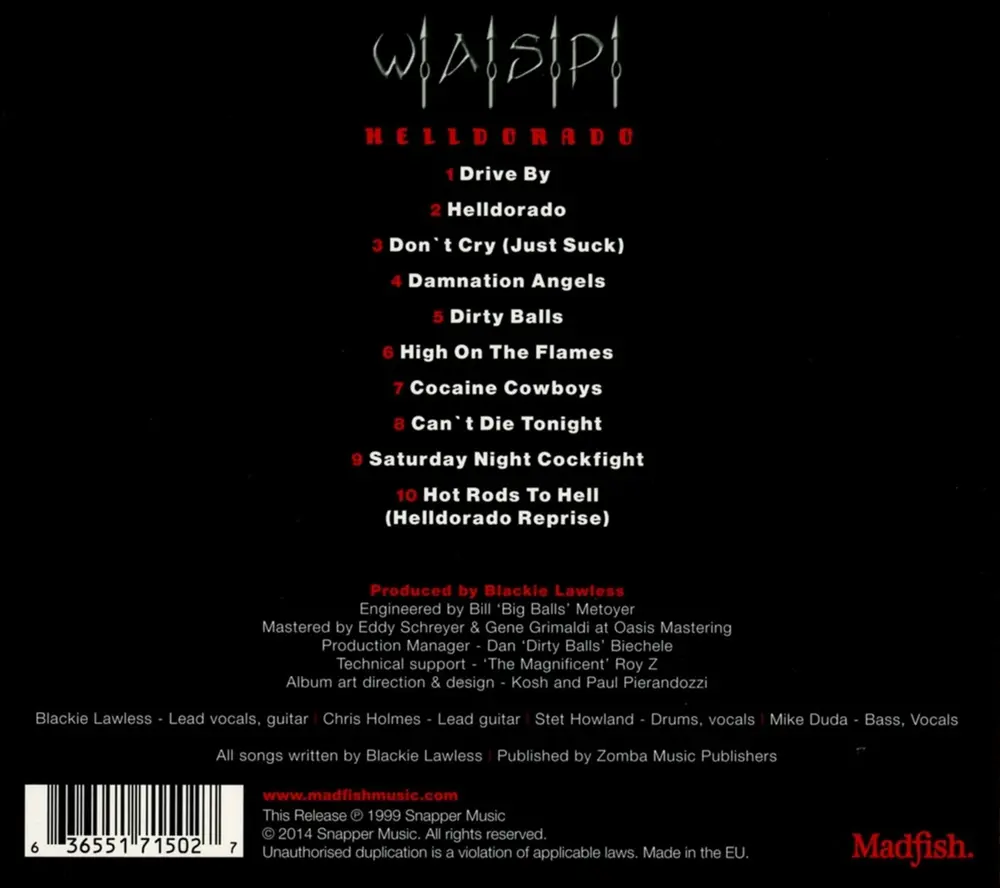 W.A.S.P. – Helldorado (CD)