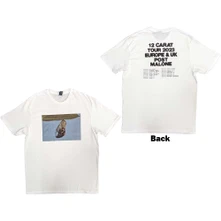 Post Malone, Tričko Resurface 2023 Tour Dates, Unisex, Biela