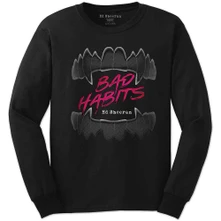 Tričko s dlhým rukávom Bad Habits